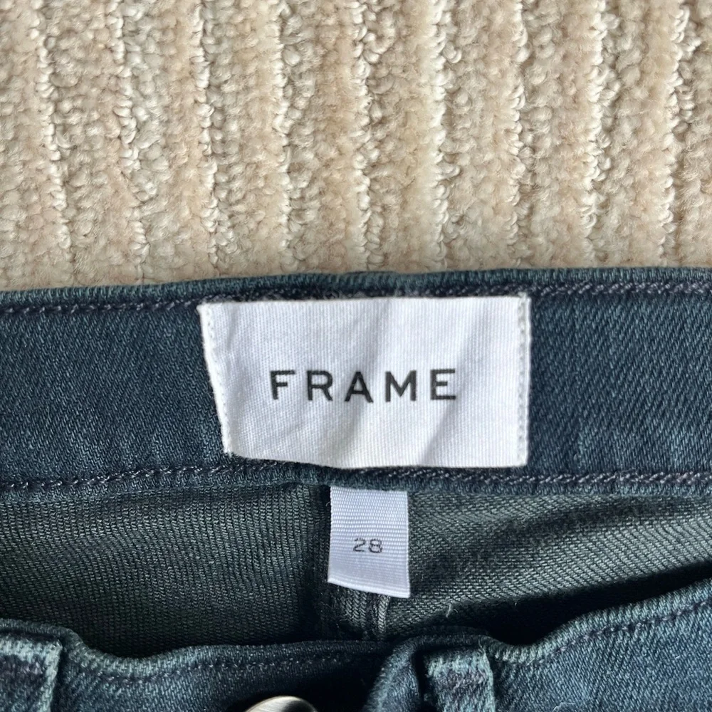 Like New Frame Denim Dark Blue Skinny Jeans size 28 - Picture 2 of 5